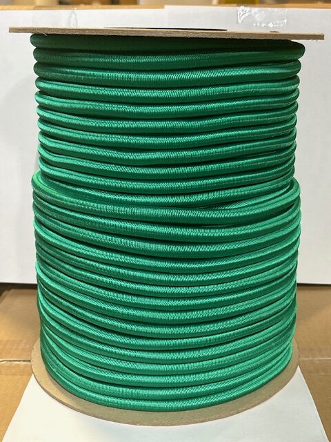 3/8" x 300 Ft Shock Cord, Finish: Green